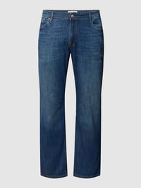 PLUS SIZE Jeans im 5-Pocket-Design Modell 'JJMIKE' von Jack & Jones Plus Blau / Türkis - 33