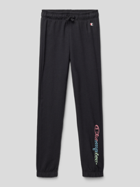 Sweatpants mit Label-Details von CHAMPION Grau / Schwarz - 9