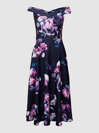Cocktailjurk met V-hals van Lipsy Blauw / turquoise - 28
