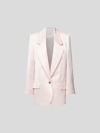 Seidenblazer mit Reverskragen von The Mannei Rosa - 33