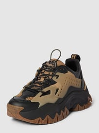 Sneaker mit Kontrastbesatz Modell 'TRAIL ONE' von Buffalo Grau / Schwarz - 46