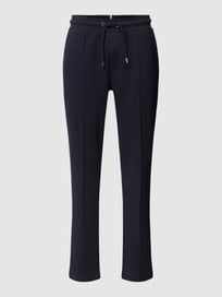 Joggingbroek met bandplooi, model 'DRESS CASUAL PINTUCK' van Tommy Hilfiger Blauw / turquoise - 45