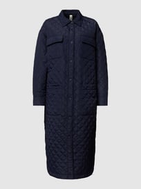 Steppmantel mit Pattentaschen von Christian Berg Woman Blau / Türkis - 3