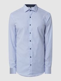 Slim Fit Business-Hemd aus Baumwolle von Eterna Blau / Türkis - 39