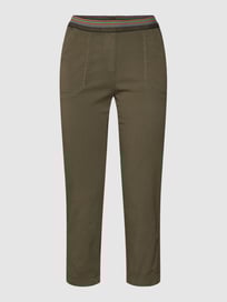 Broek met elastische band, model 'SUE' van Toni Dress Groen - 31