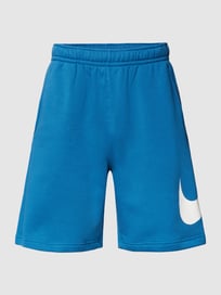 Sweatshorts met logoprint, model 'CLUB SHORT' van Nike Blauw / turquoise - 29