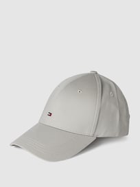 Pet met labelstitching van Tommy Hilfiger Grijs / zwart - 44