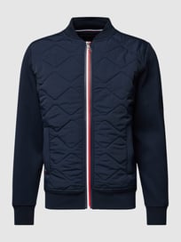 Bomberjack met doorgestikte naden, model 'MIX MEDIA' van Tommy Hilfiger Blauw / turquoise - 18