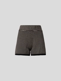Shorts aus Kaschmir von Lisa Yang Grau / Schwarz - 47