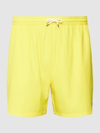 PLUS SIZE zwembroek met logostitching, model 'TRAVELER-SWIM' van Polo Ralph Lauren Big & Tall Geel - 12