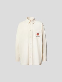 Freizeithemd mit Label-Stitching von Kenzo Weiß - 36