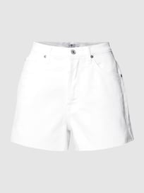 Mom Fit Jeansshorts im 5-Pocket-Design Modell 'EASY RUBY' von 7 For All Mankind Weiß - 14