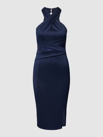 Cocktailkleid mit seitlichem Gehschlitz von Lipsy Blau / Türkis - 10