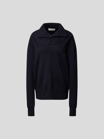 Sweatshirt mit Umlegekragen von Les Tien Blau / Türkis - 8