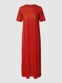 Maxi-jurk met ronde hals, model 'Jannie' van Drykorn Rood - 48