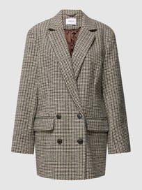 Blazer met pied-de-poule-motief, model 'Florencia' van MOSS COPENHAGEN Bruin - 16