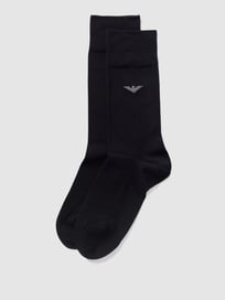 Sokken met stretch per 2 paar van Emporio Armani Grijs / zwart - 4