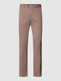 Stoffen broek met steekzakken, model 'Trento' van Hiltl Oranje - 7