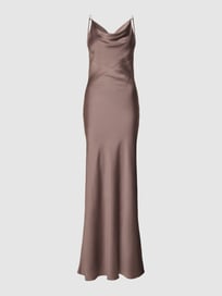 Abendkleid mit Wasserfall-Ausschnitt von Swing Braun - 34