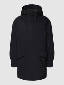 Parka mit Pattentaschen Modell 'cotton parka' von Marc O'Polo Denim Grau / Schwarz - 39