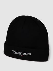 Beanie met labelstitching, model 'TJW SPORT' van Tommy Jeans Grijs / zwart - 4