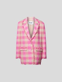 Blazer mit Vichy-Karo von MSGM Rosa - 28