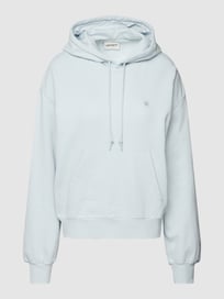 Hoodie met logostitching, model 'CASEY' van Carhartt Work In Progress Blauw / turquoise - 23