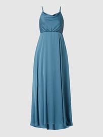 Abendkleid aus Satin  von Jake*s Cocktail Blau / Türkis - 11