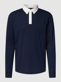Shirt met lange mouwen en polokraag, model 'SUS' van Esprit Blauw / turquoise - 30