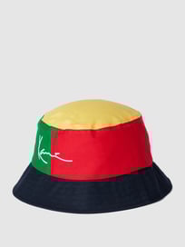 Bucket Hat im Colour-Blocking-Design von KARL KANI Blau / Türkis - 5