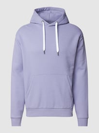 Hoodie met labeldetail van QS by s.Oliver Paars - 9
