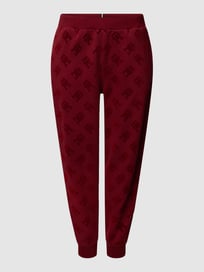 PLUS SIZE Sweatpants mit Logo-Muster Modell 'TERRY' von Tommy Hilfiger Curve Rot - 18