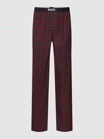Pyjama-Hose mit Karomuster von BOSS Rot - 30