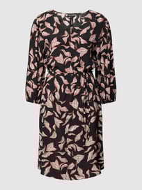 Knielange jurk met all-over motief, model 'Chrishell' van Soaked in Luxury Grijs / zwart - 24