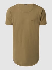 T-shirt van katoen, model 'Luis'  van Denham Groen - 12