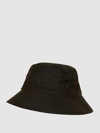 Bucket Hat mit Label-Stitching von Barbour Grün - 17