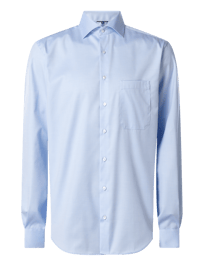 Comfort Fit Business-Hemd aus Baumwolle von Eterna Blau / Türkis - 24