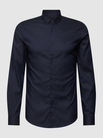 Vrijetijdsoverhemd met kentkraag van ARMANI EXCHANGE Blauw / turquoise - 5