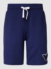 Sweatshorts met labelpatch van Emporio Armani Blauw / turquoise - 15