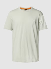 T-Shirt mit Logo-Stitching Modell 'TEGOOD' von BOSS Orange Grau / Schwarz - 22