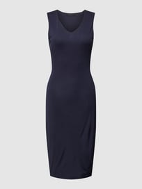 Knielanges Kleid mit seitlicher Raffung von ARMANI EXCHANGE Blau / Türkis - 20