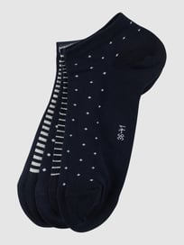 Sneakersokken met stretch in een set van 5 paar van Esprit Blauw / turquoise - 41