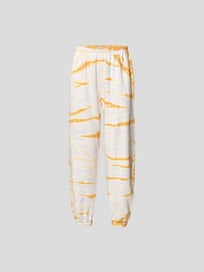 Sweathose im Batik-Look von SPRWMN Grau / Schwarz - 15