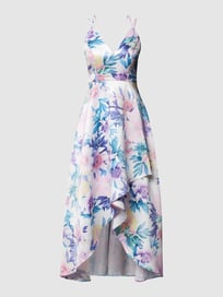 Abendkleid mit floralem Muster von Jake*s Cocktail Weiß - 39