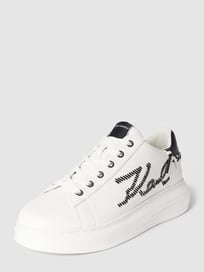 Sneakers met plateauzool, model 'KAPRI' van Karl Lagerfeld Wit - 1