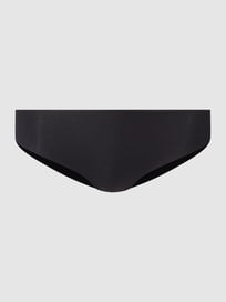 Brazilian met stretch - naadloos, model 'Invisible Cotton' van Hanro Grijs / zwart - 31