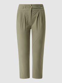 Bandplooibroek met stretch  van BETTY & CO WHITE Groen - 11