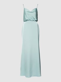 Abendkleid mit Wasserfall-Ausschnitt von Laona Grün - 30
