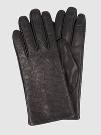 Leren handschoenen  van CK Calvin Klein Grijs / zwart - 43