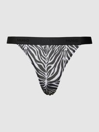 String met dierenprint van HUGO Wit - 19